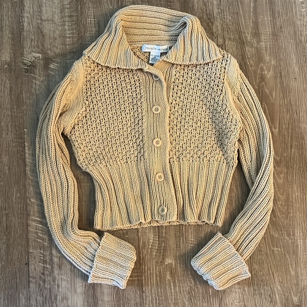 Eastside Westside Wide Collar Cardigan